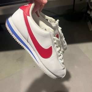 Nike Cortez Basic Leather OG White/Varsity Royal-Varsity Red Size 10.5